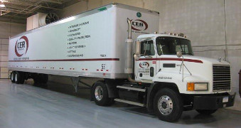 CER truck in warehouse.